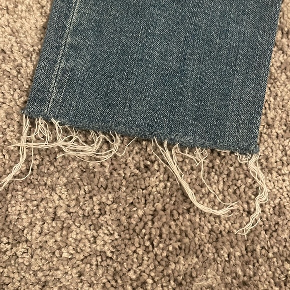 Mavi Ada Mid Rise Distressed Light Blue Wash Boyfriend Jeans 24X27 - Picture 9 of 11